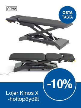 Lojer Kinos X -hoitopöydät